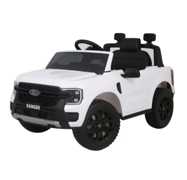 Licensed Ford Ranger Kids Ride-On Car - White