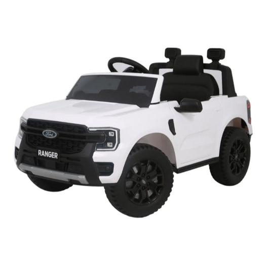 Licensed Ford Ranger Kids Ride-On Car - White
