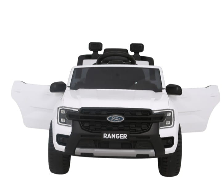 Licensed Ford Ranger Kids Ride-On Car - White